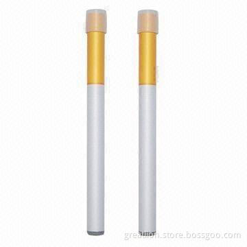 Electronic Cigarette with 140mAh, Change Nikko, HGB or Desay Battery, 200 Puffs, 8.5mm Diameter